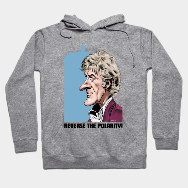 Third Doctor and Tardis Hoodie by RichardFarrell